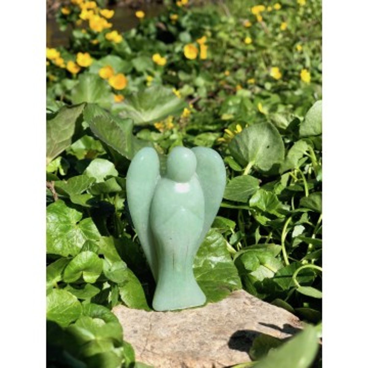 Skytsengel i Aventurin 5 cm - Engle statuer - GodKarmaShop