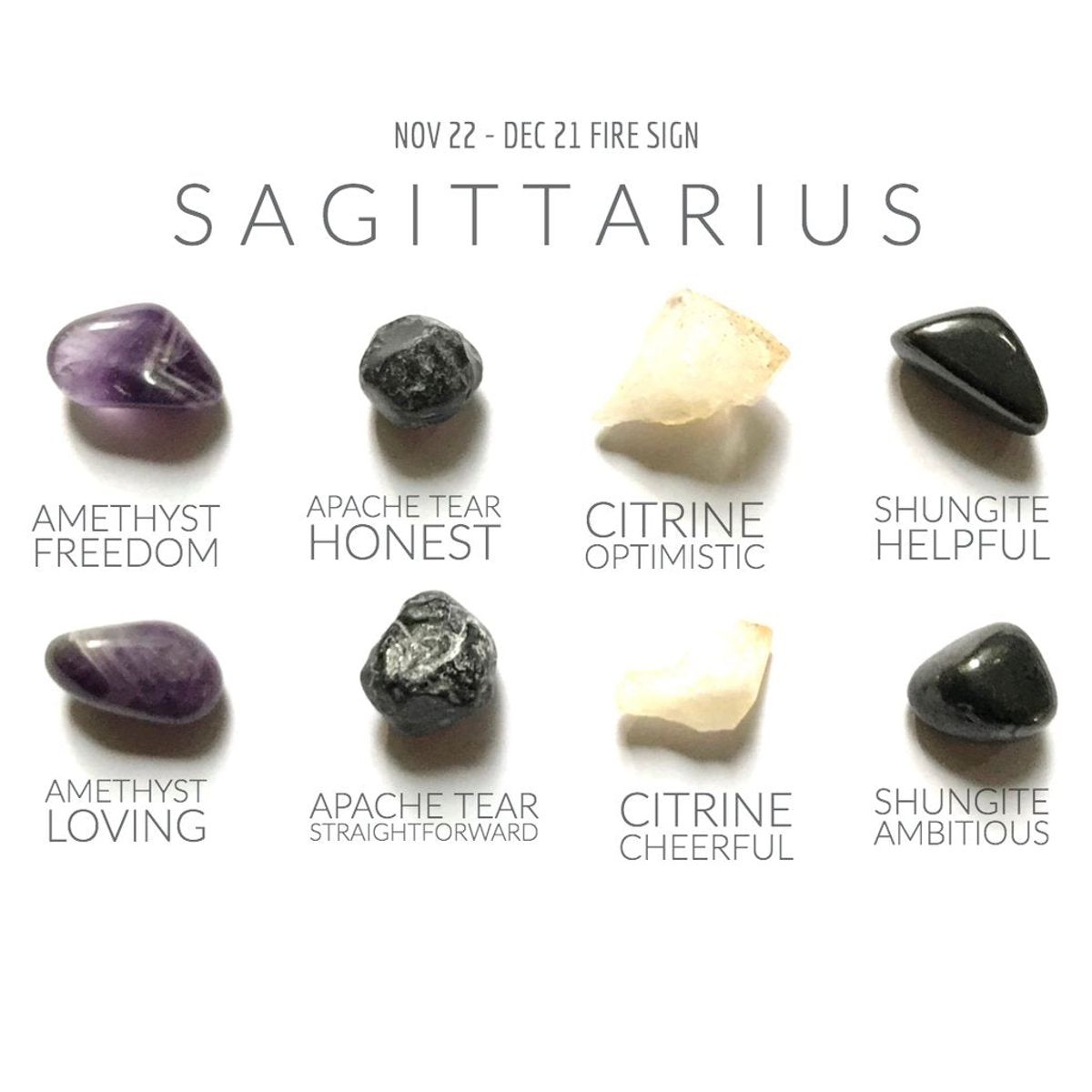 SKYTTEN / SAGITTARIUS (23 NOV. - 21 DEC.) - STJERNETEGNETS KRYSTAL KIT - Stjernetegn - CRYSTAL GRIDS - StudioBuus