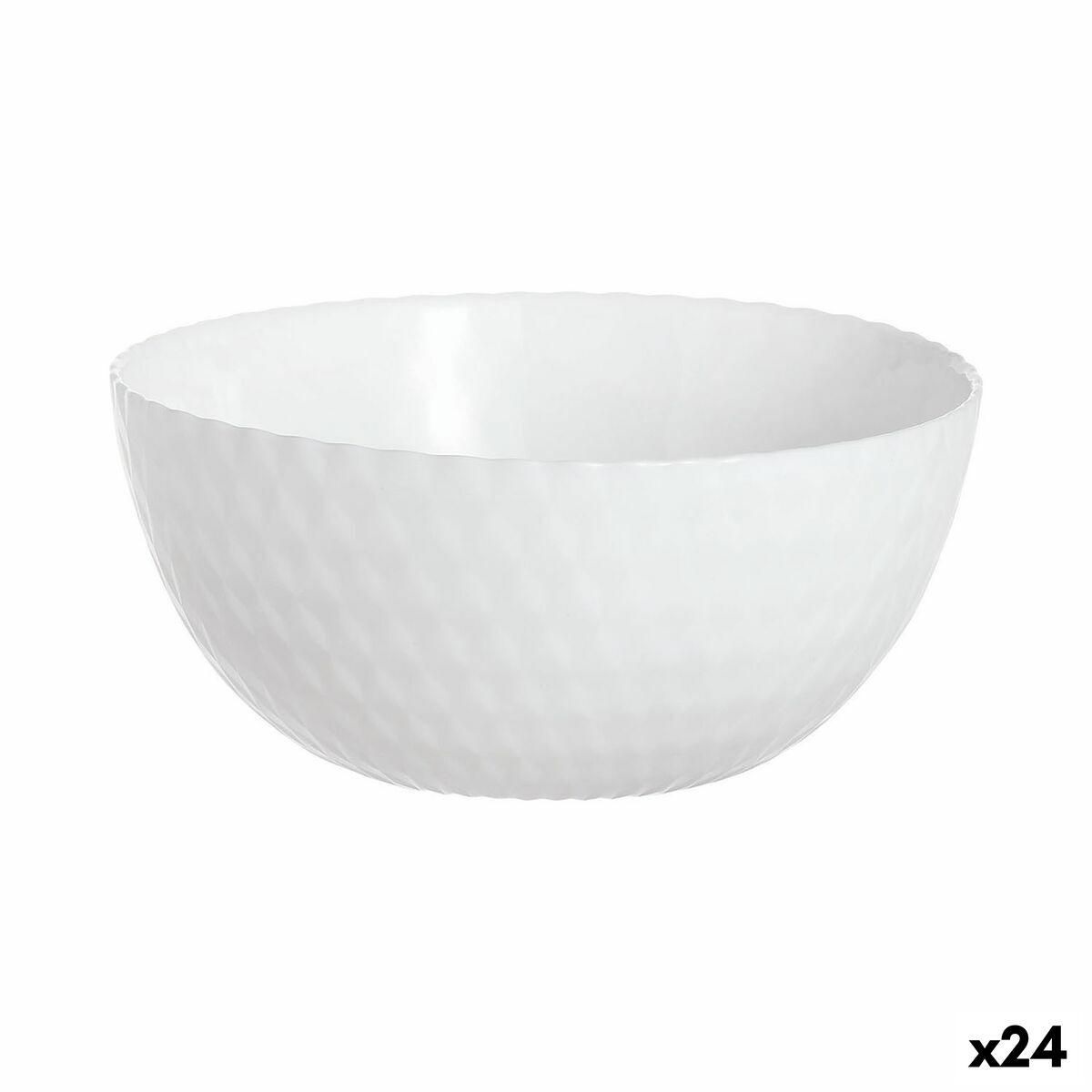 Skål Luminarc Pampille Blanco Hvid Glas 13 cm (24 enheder)