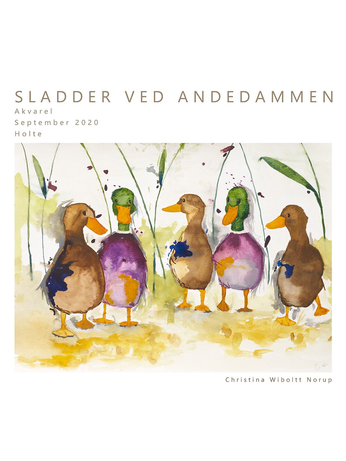 Sladder ved andedammen no. 2 af Et Lille Atelier