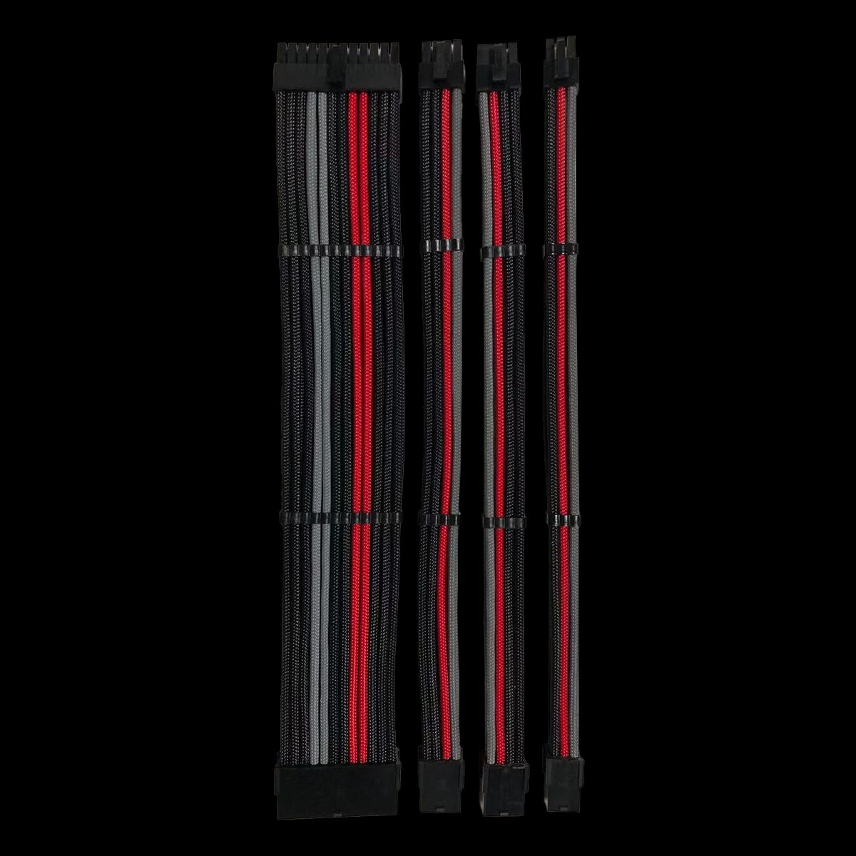 Sleeving Kit - Red/Black/Grey