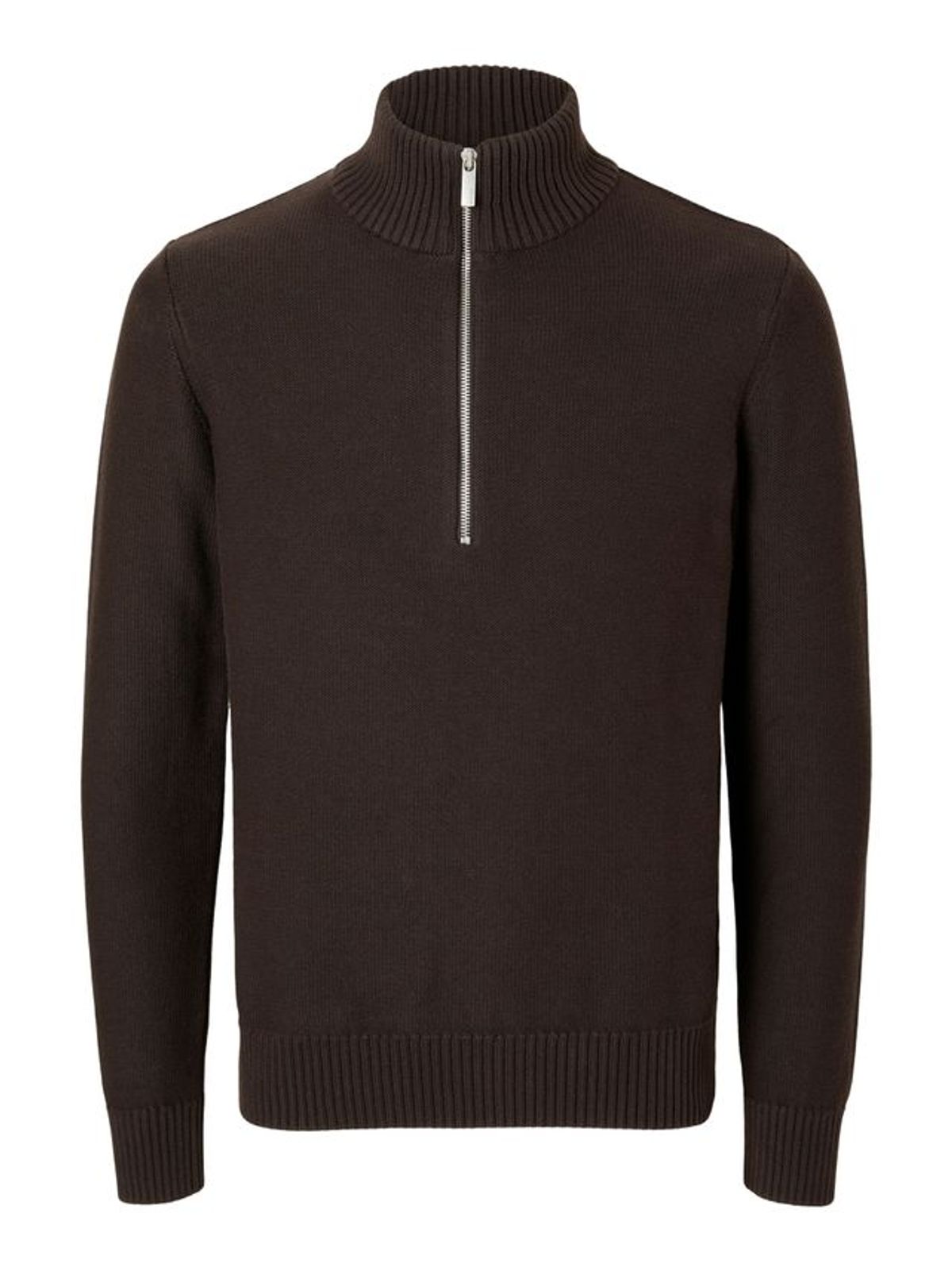 SLHAXEL LS KNIT HALF ZIP