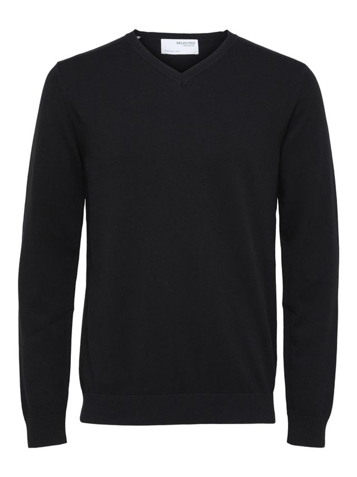 SLHBERG LS KNIT V-NECK B EX