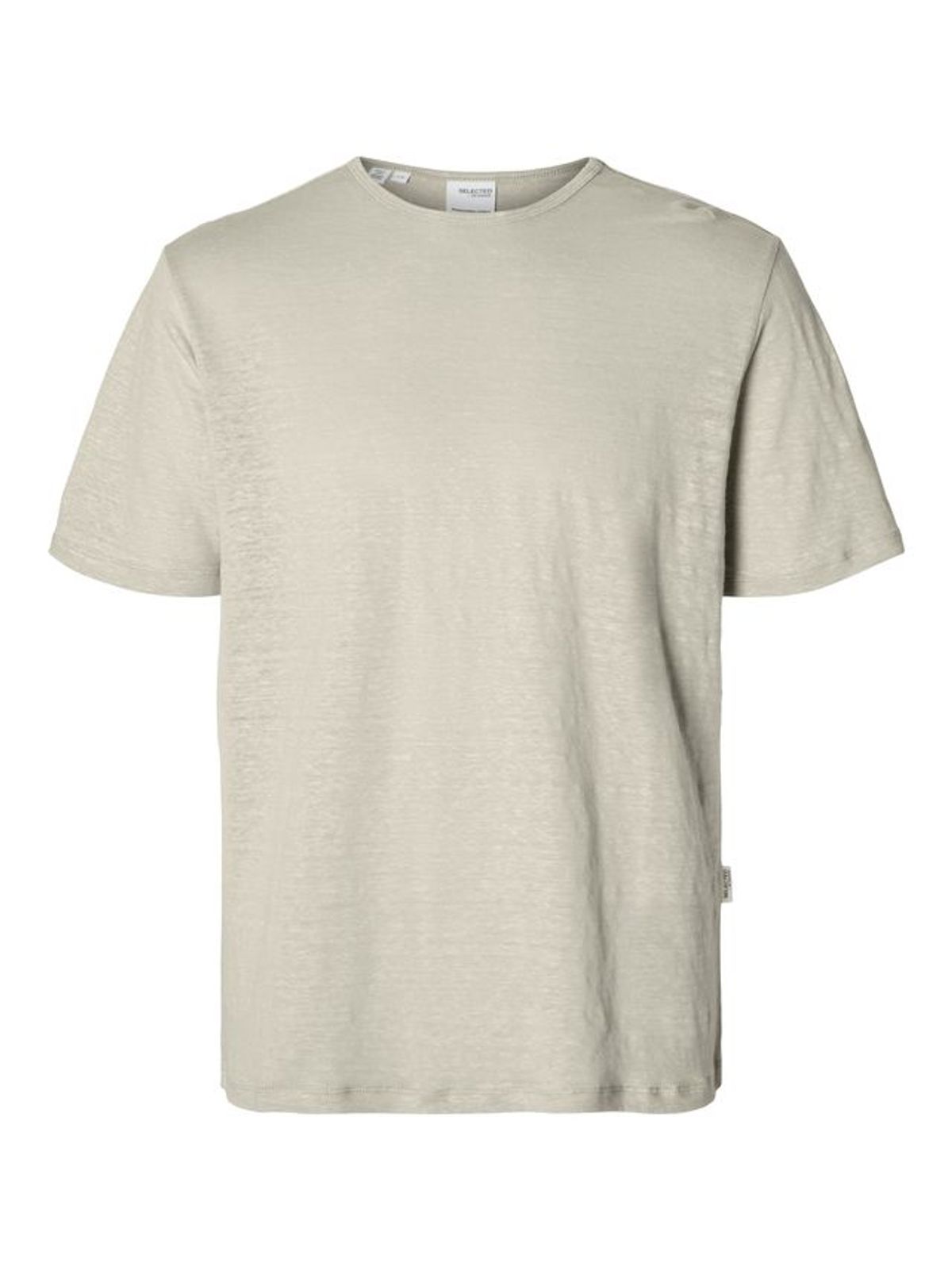 SLHBET LINEN SS O-NECK TEE