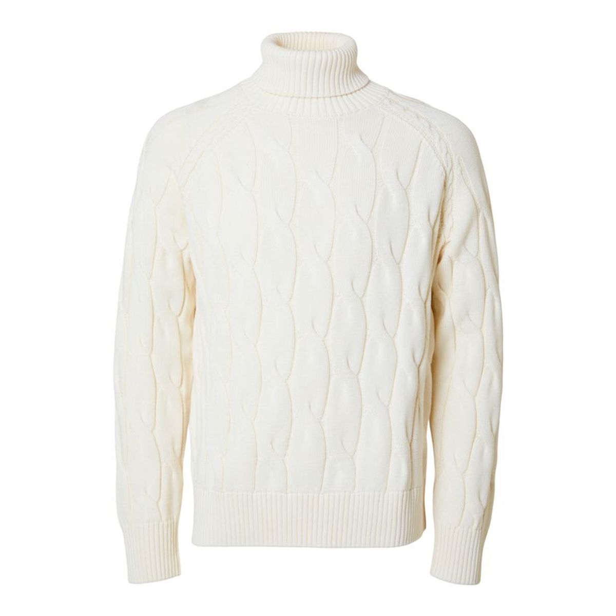 SLHCALLO LS KNIT RELAXED CABLE ROLL