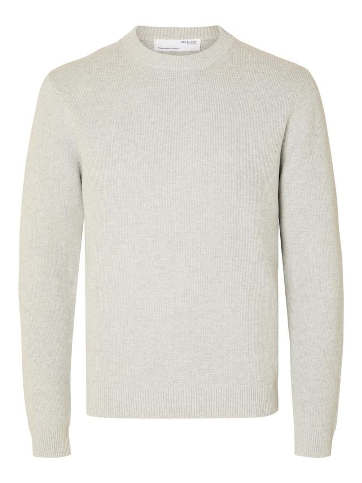 SLHDANE LS KNIT STRUCTURE CREW NECK