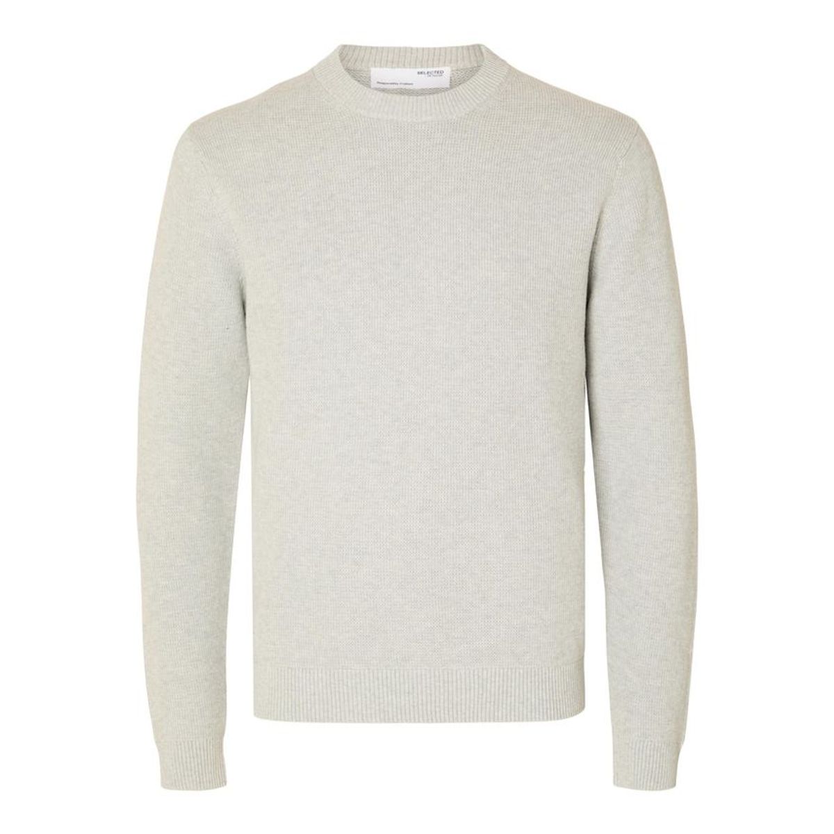 SLHDANE LS KNIT STRUCTURE CREW NECK