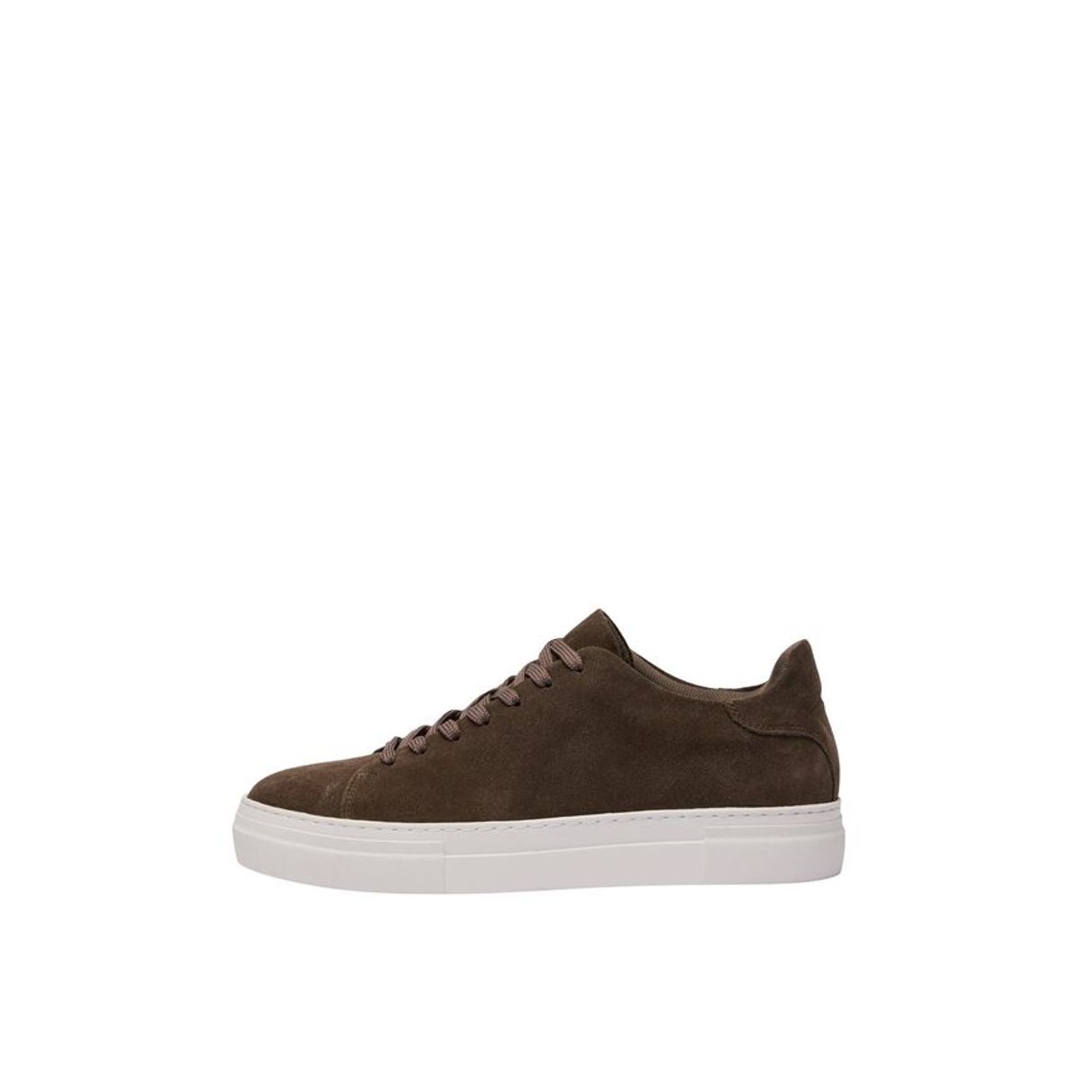 SLHDAVID CHUNKY CLEAN SUEDE TRAINE