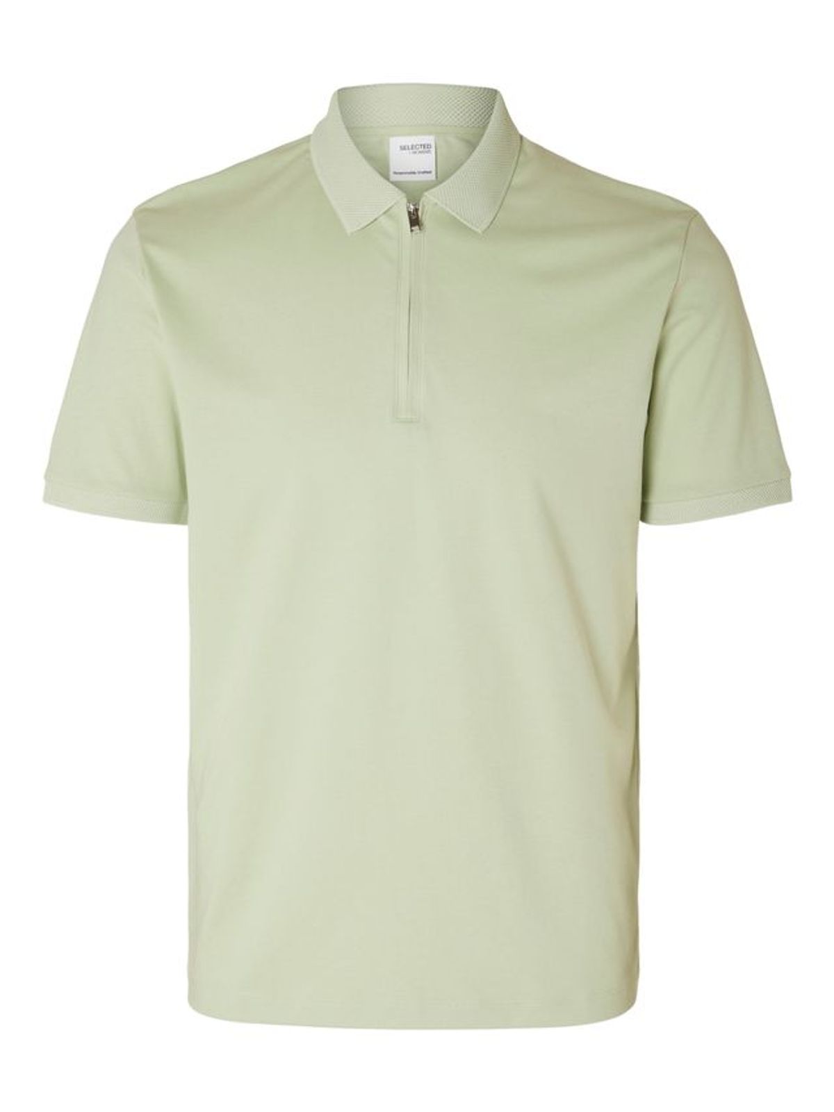 SLHFAVE ZIP SS POLO B