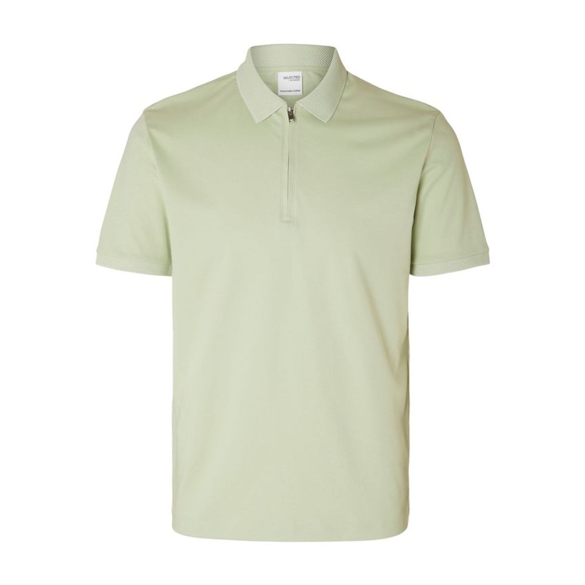 SLHFAVE ZIP SS POLO B