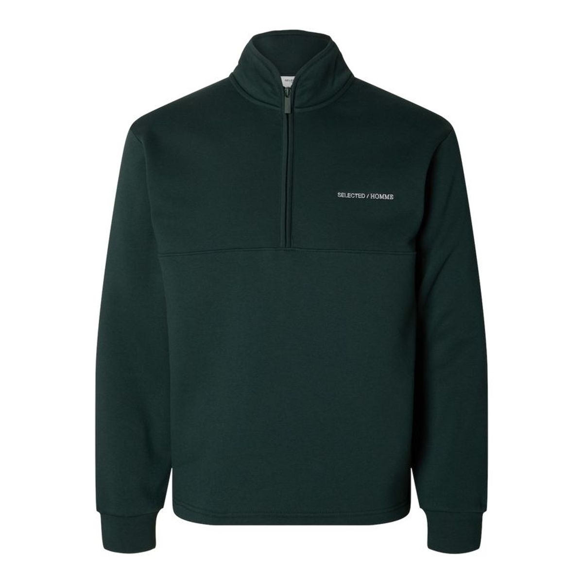 SLHHANKIE LOGO HIGH NECK ZIP SWEAT