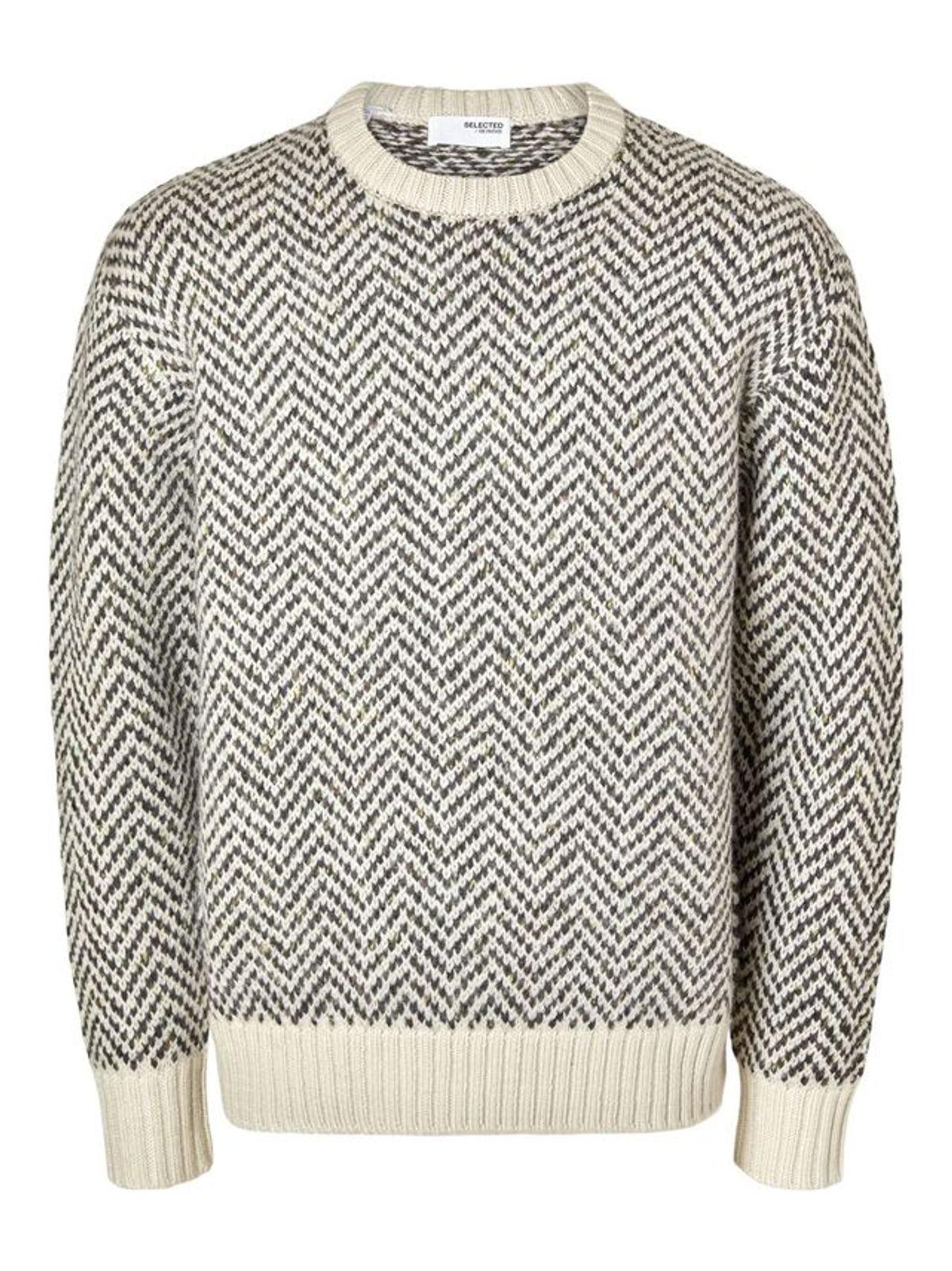 SLHHARRY LS KNIT RELAXED CREW NECK