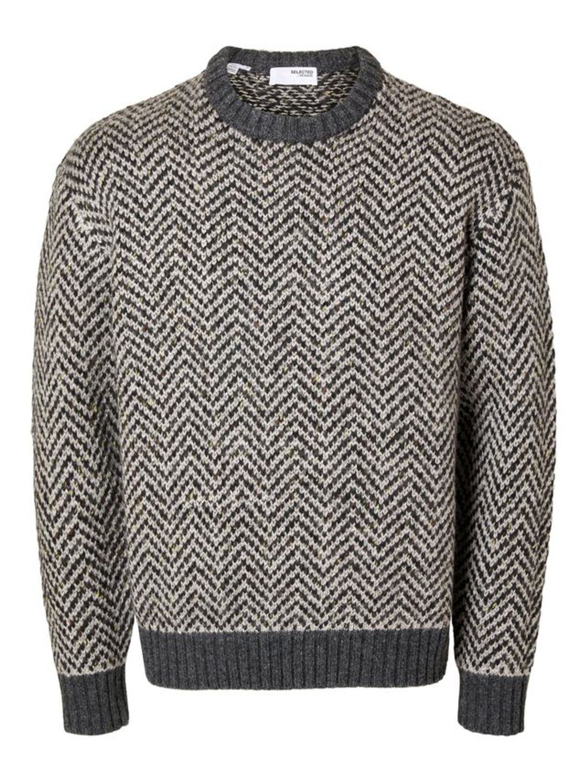 SLHHARRY LS KNIT RELAXED CREW NECK