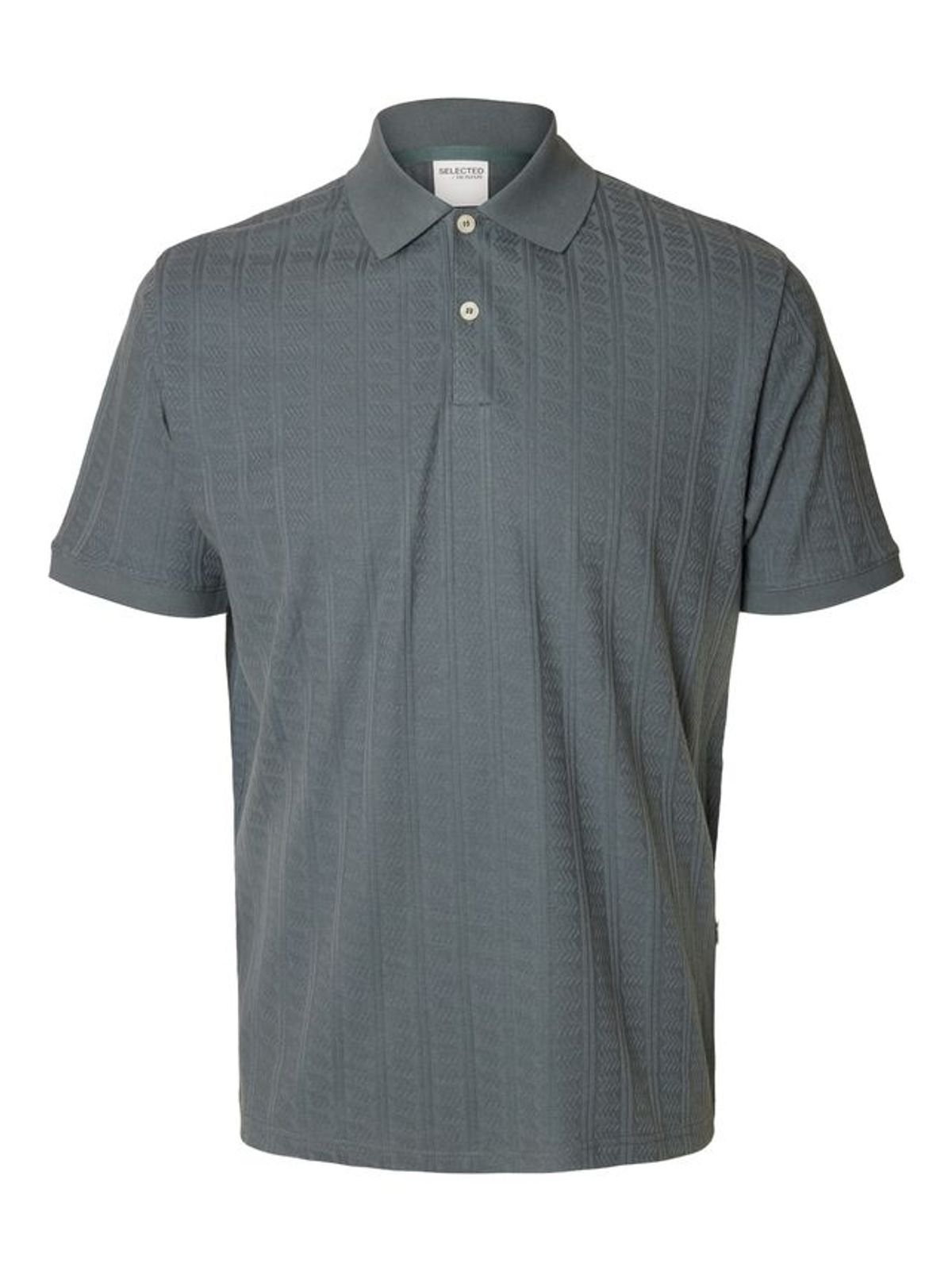 SLHJETT JACQUARD SS POLO