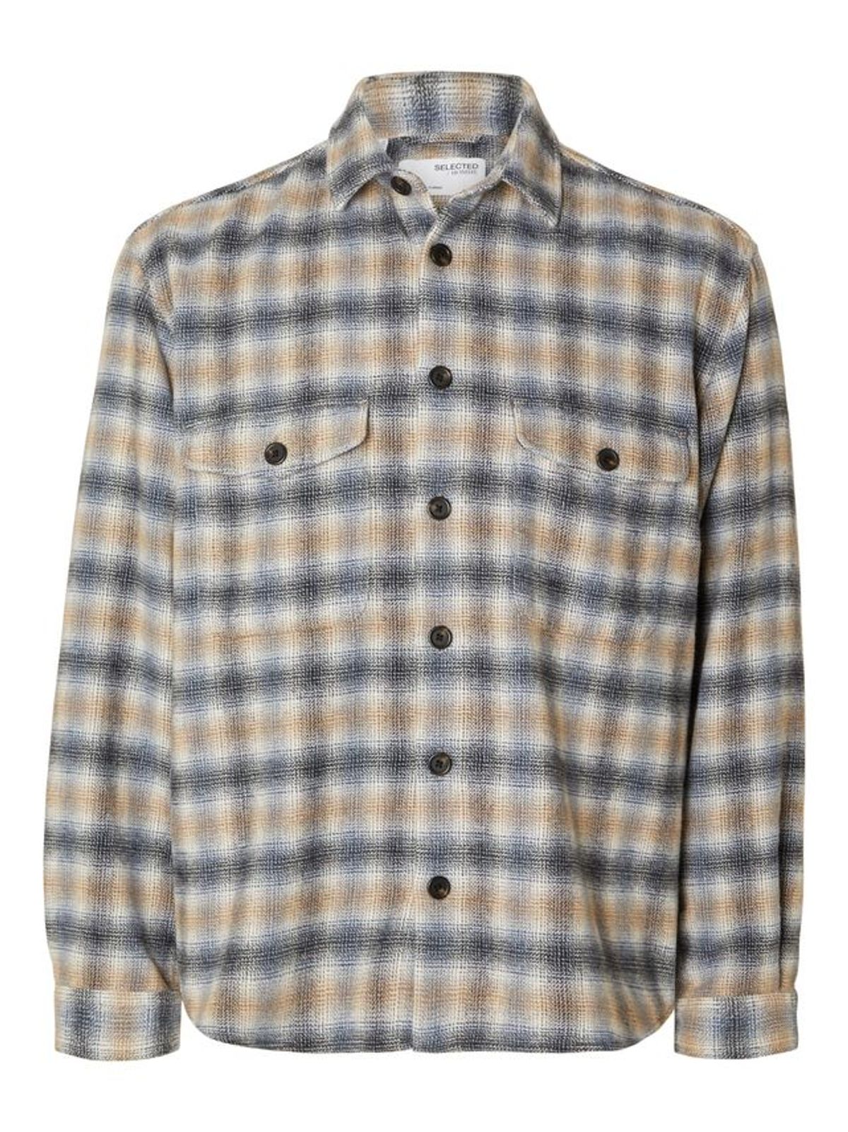 SLHMASON-BAX CHECK OVERSHIRT LS W