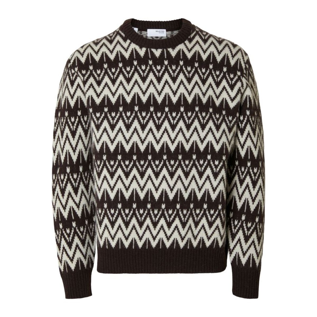 SLHPINE LS KNIT RELAXED CREW NECK