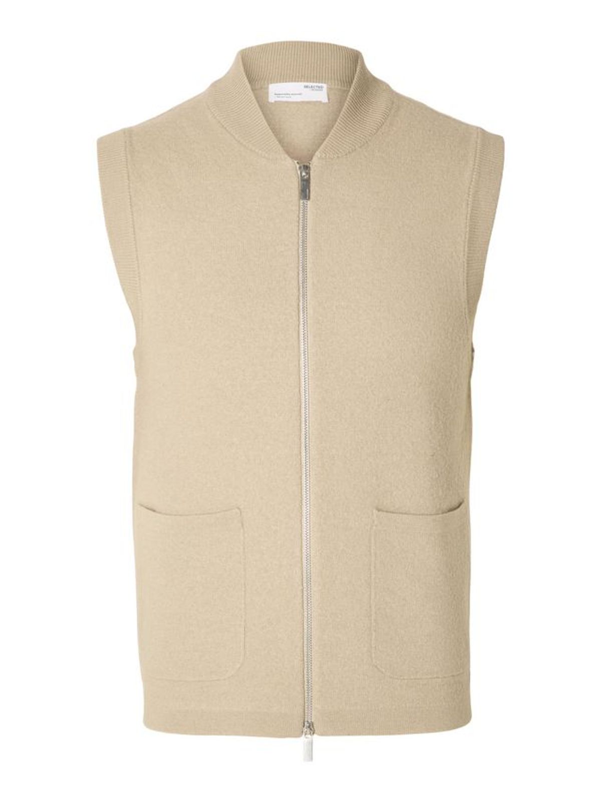 SLHREASON SL KNIT BOILED WOOL VEST