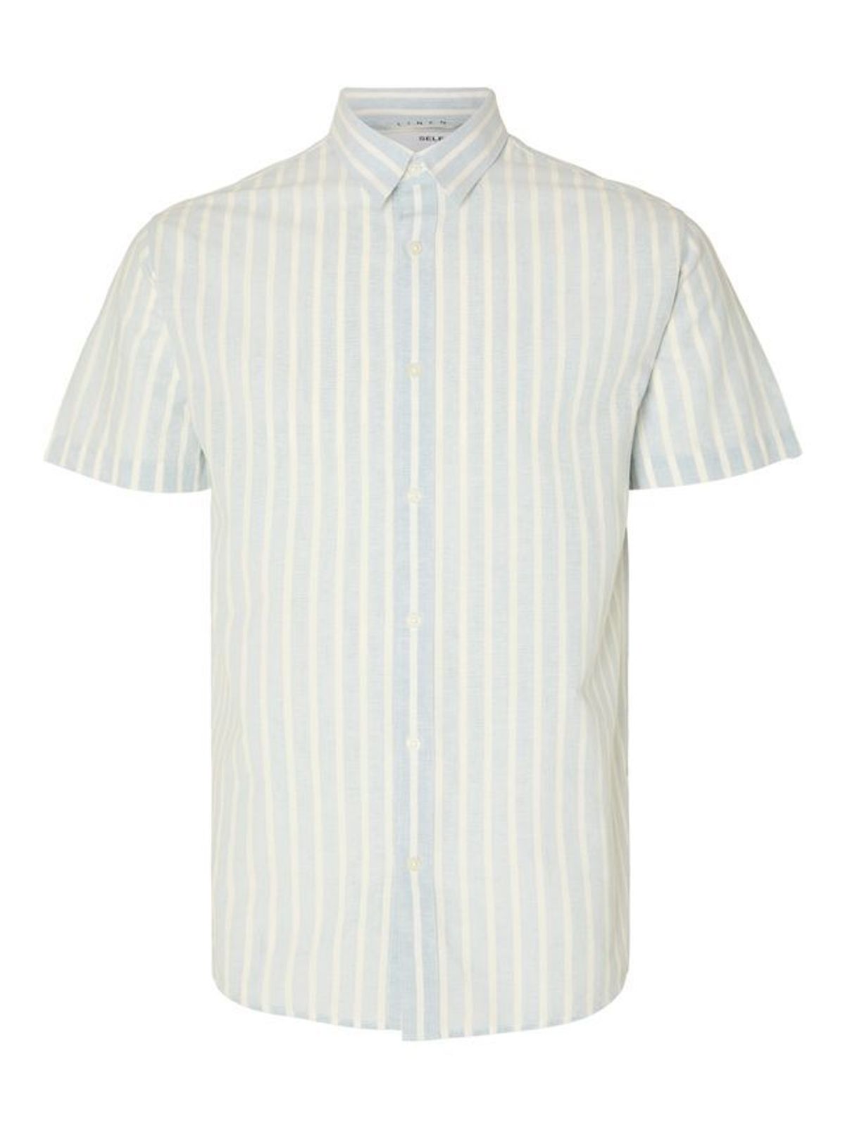 SLHREG-NEW LINEN SHIRT SS NOOS