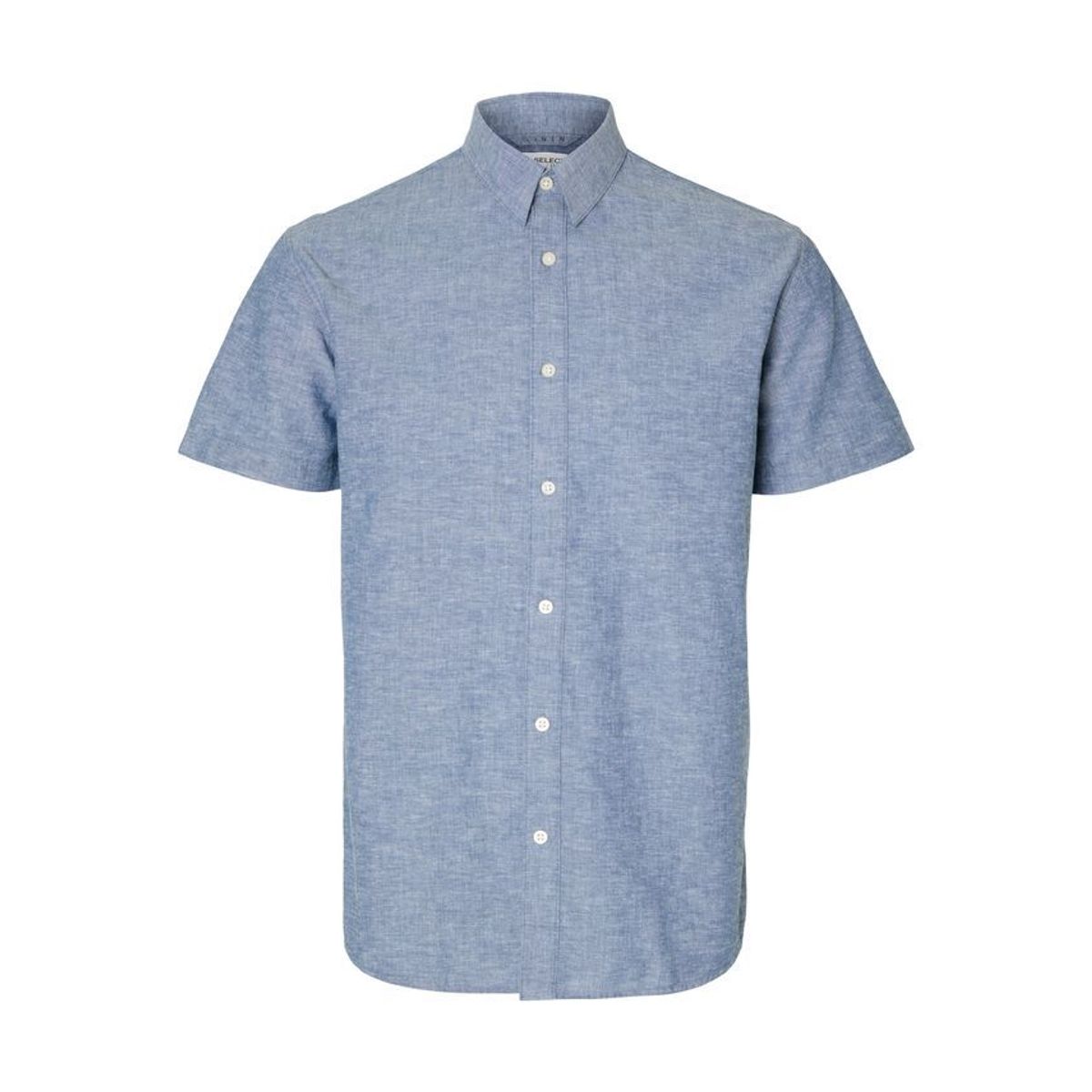 SLHREG-NEW LINEN SHIRT SS NOOS