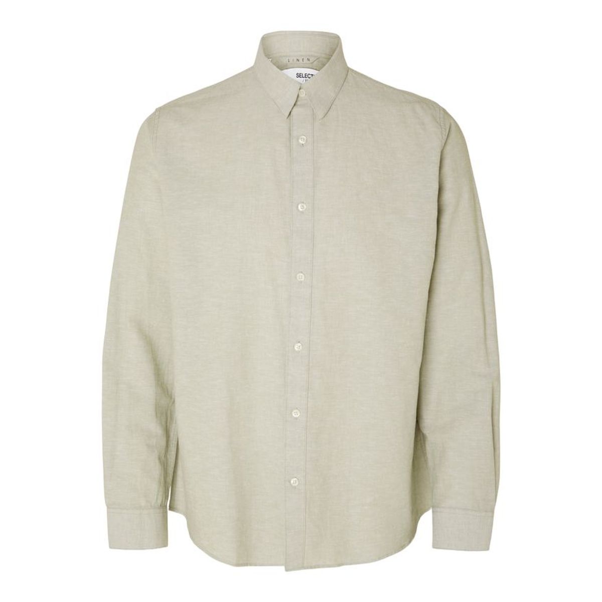 SLHREGNEW-LINEN SHIRT LS CLASSIC W