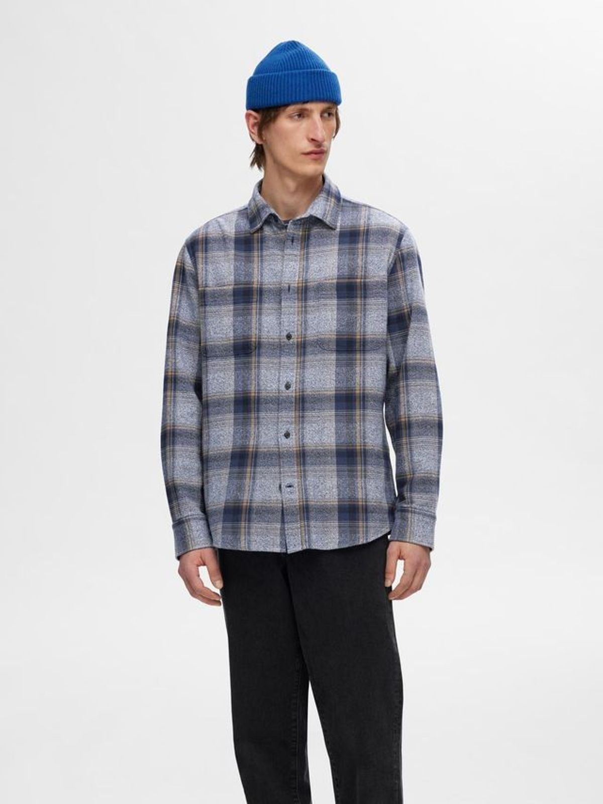 SLHREGOWEN-GRINDLE CHECK SHIRT LS