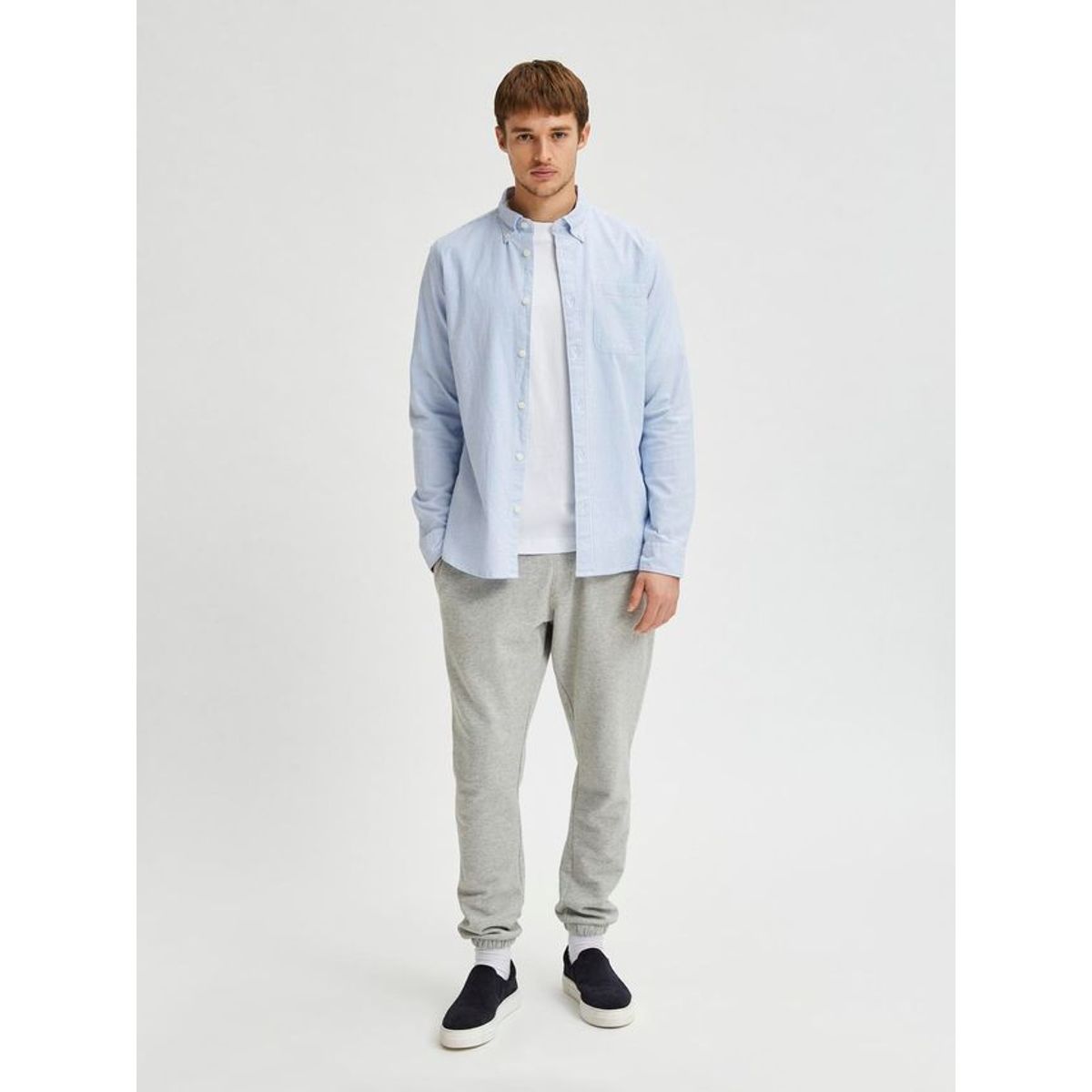 SLHREGRICK-OX FLEX SHIRT LS S