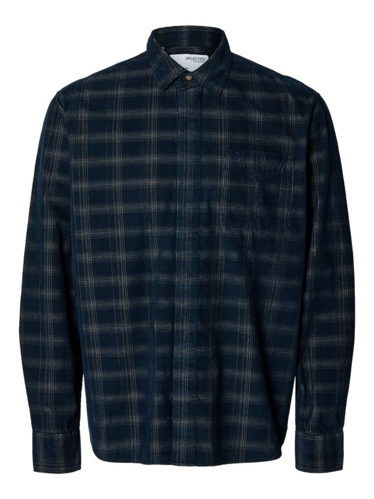 SLHRELAX-CORD CHECK SHIRT LS