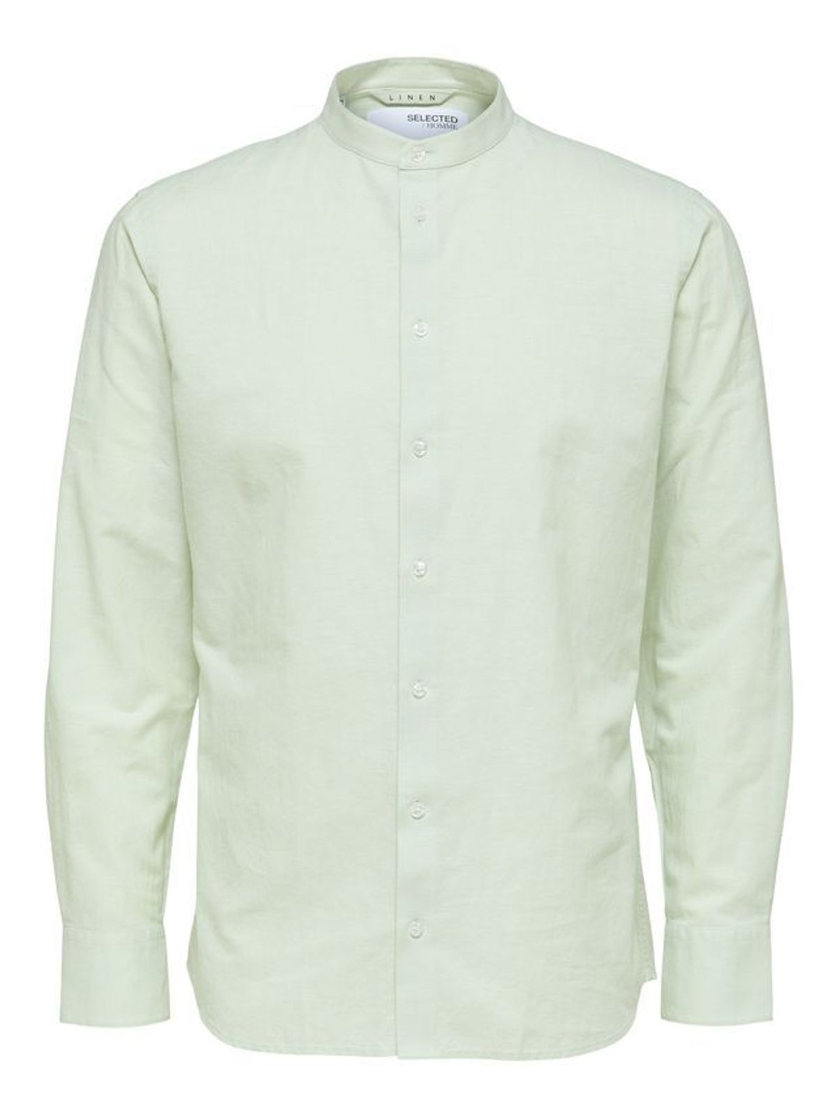 SLHSLIMNEW-LINEN SHIRT LS CHINA W