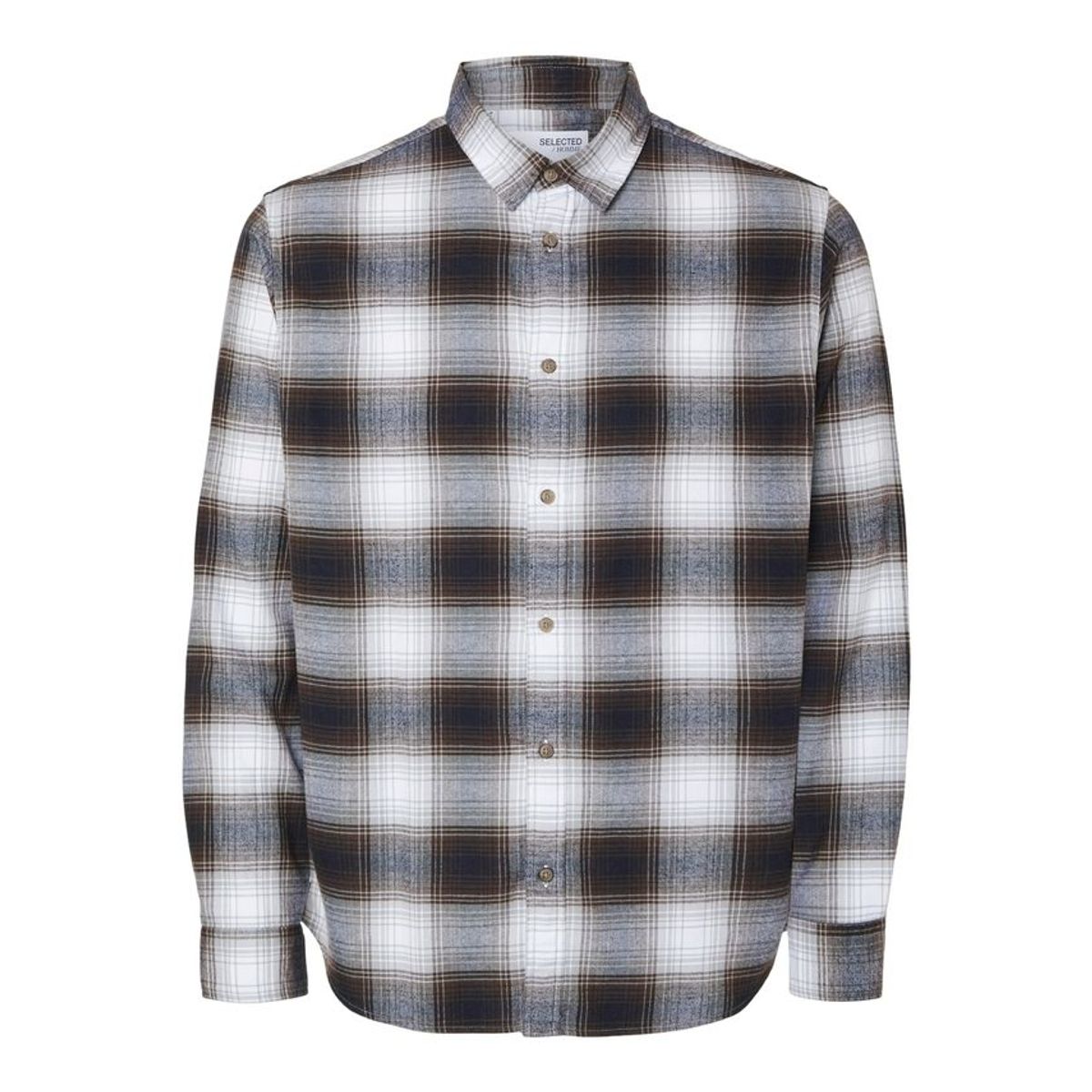 SLHSLIMOWEN-FLANNEL SHIRT LS NOOS