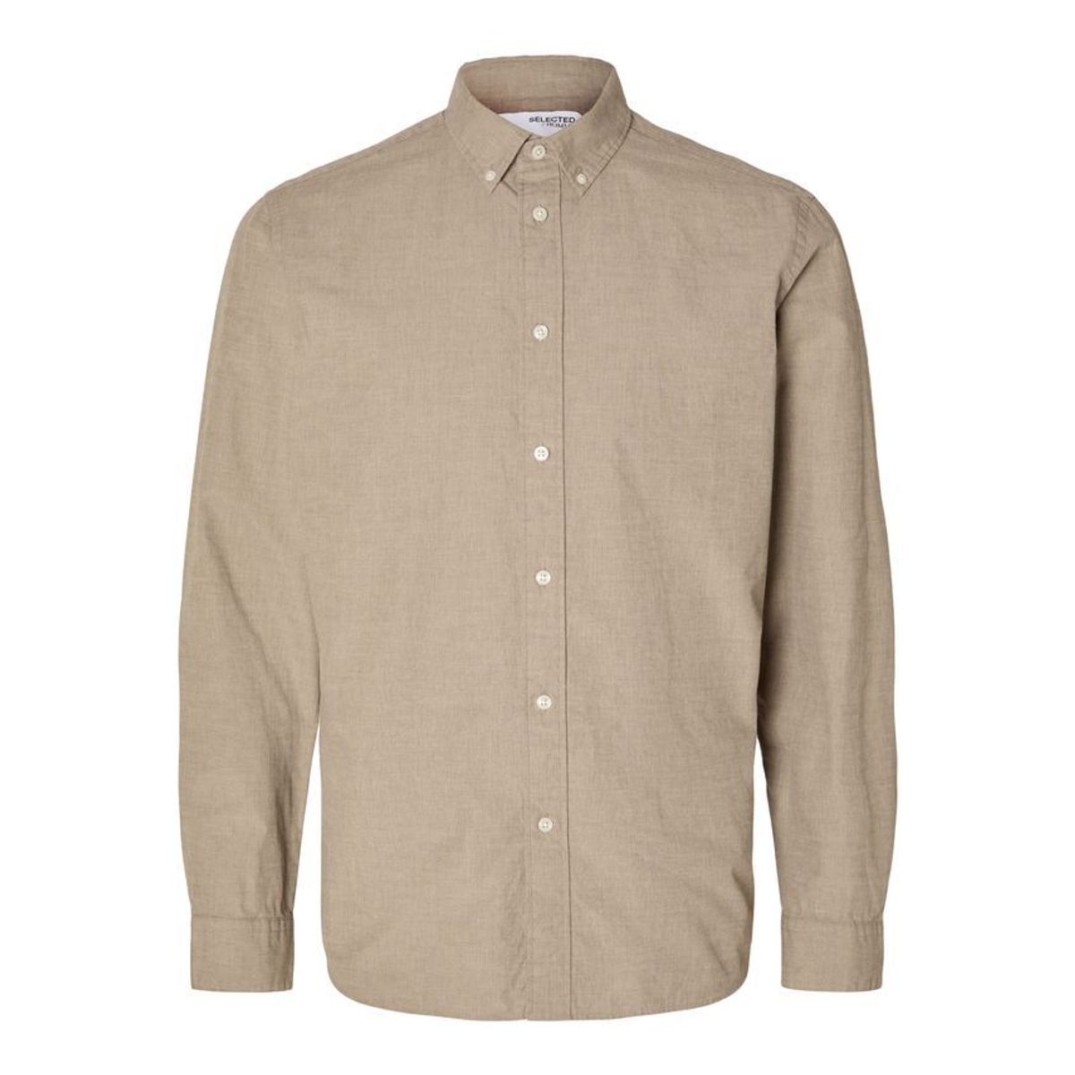 SLHSLIMRICK-POPLIN SHIRT LS NOOS