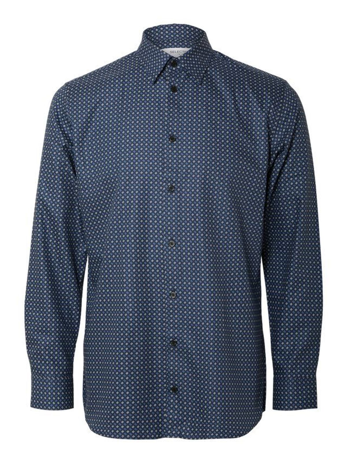 SLHSLIMSOHO-ETHAN-AOP SHIRT LS B NO