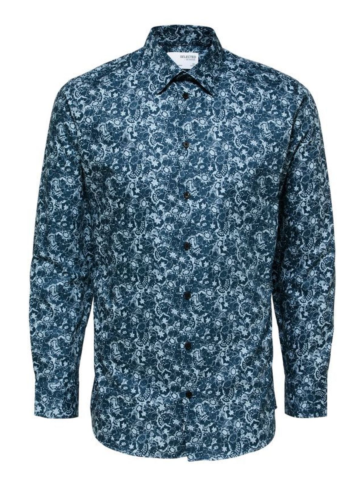 SLHSLIMSOHO-ETHAN-AOP SHIRT LS B NO