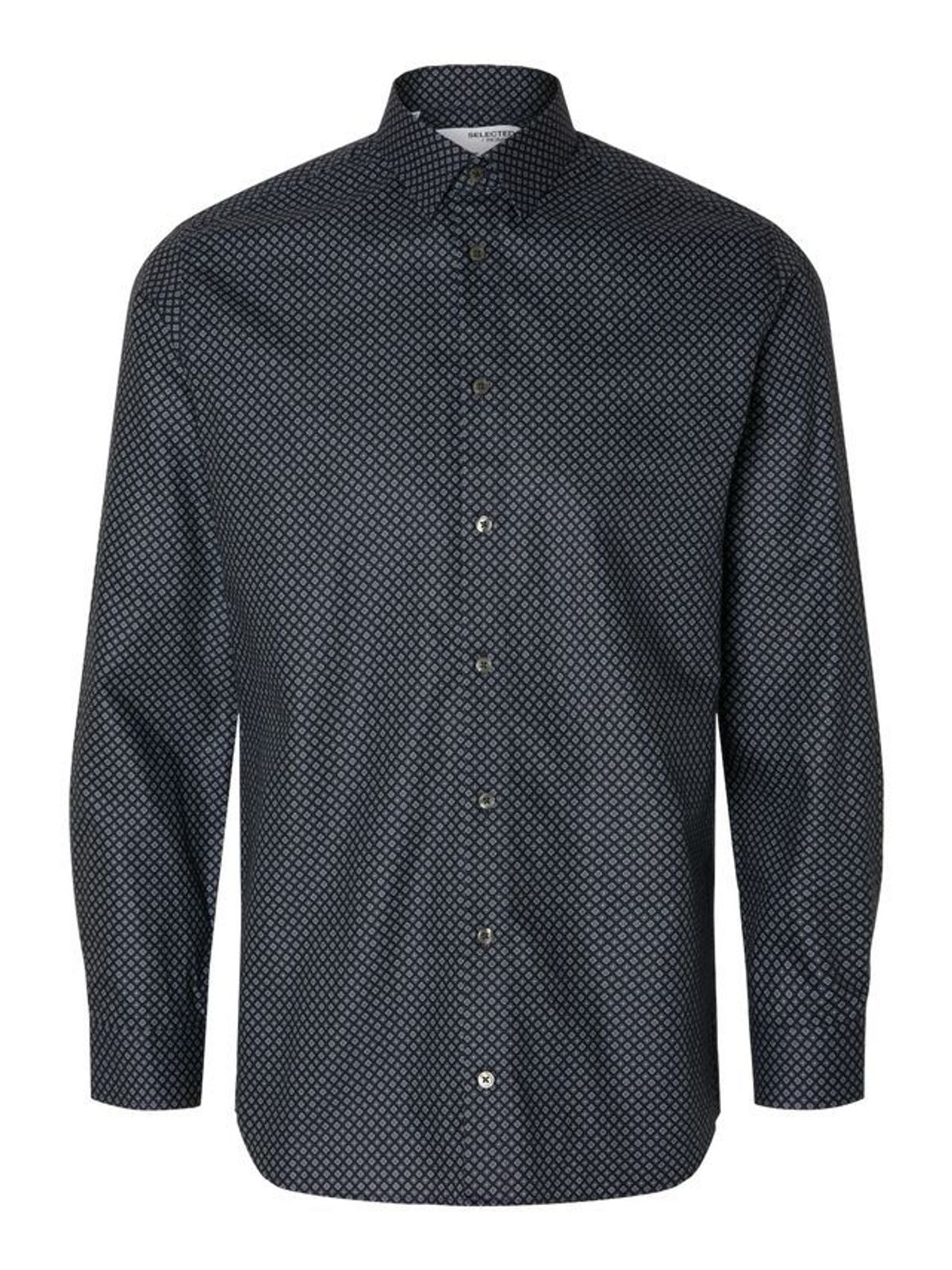 SLHSLIMSOHO-ETHAN-AOP SHIRT LS B NO