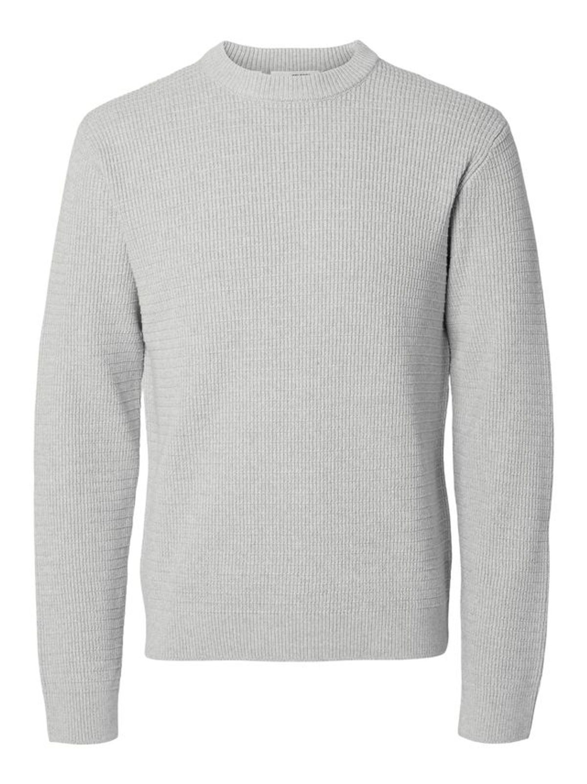 SLHTHEO LS KNIT STRUCTURE CREW NECK