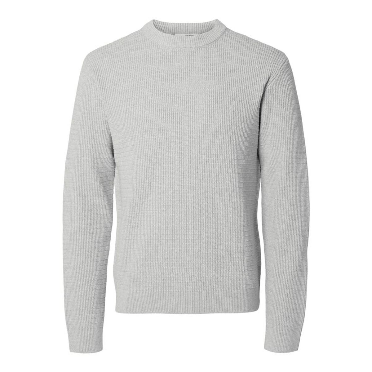 SLHTHEO LS KNIT STRUCTURE CREW NECK