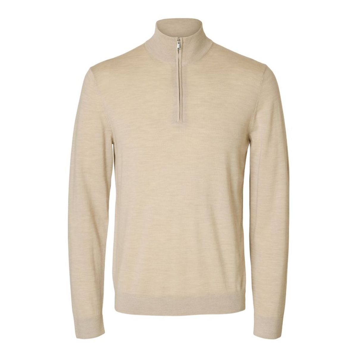 SLHTRAY LS KNIT MERINO HALF ZIP NOO