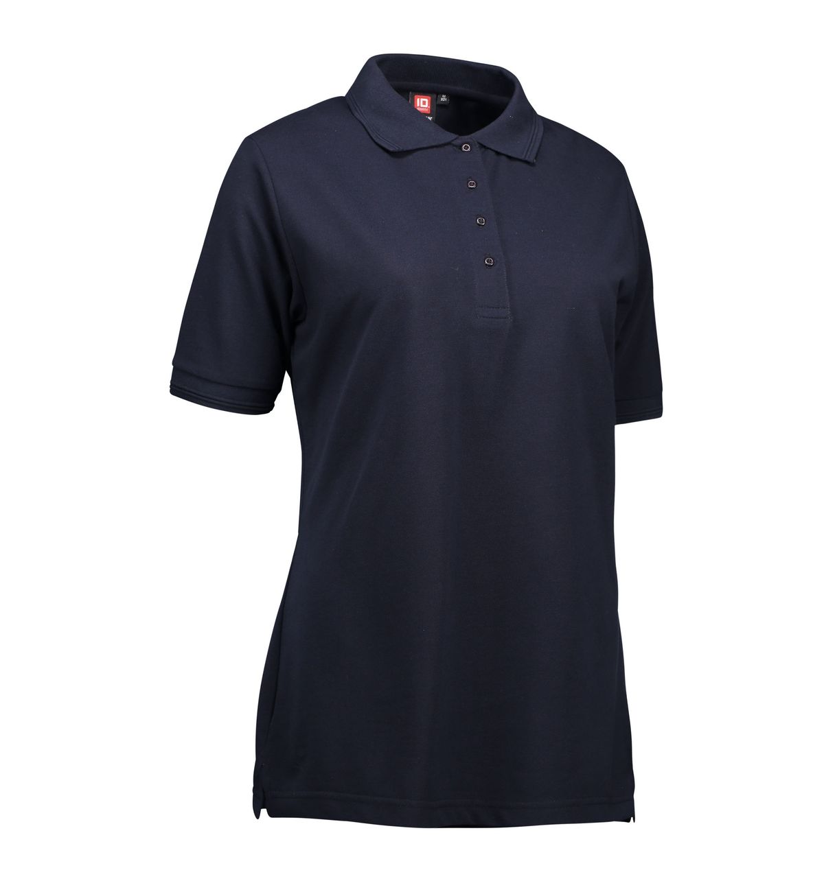 Slidstærk dame polo t-shirt i navy - 4XL