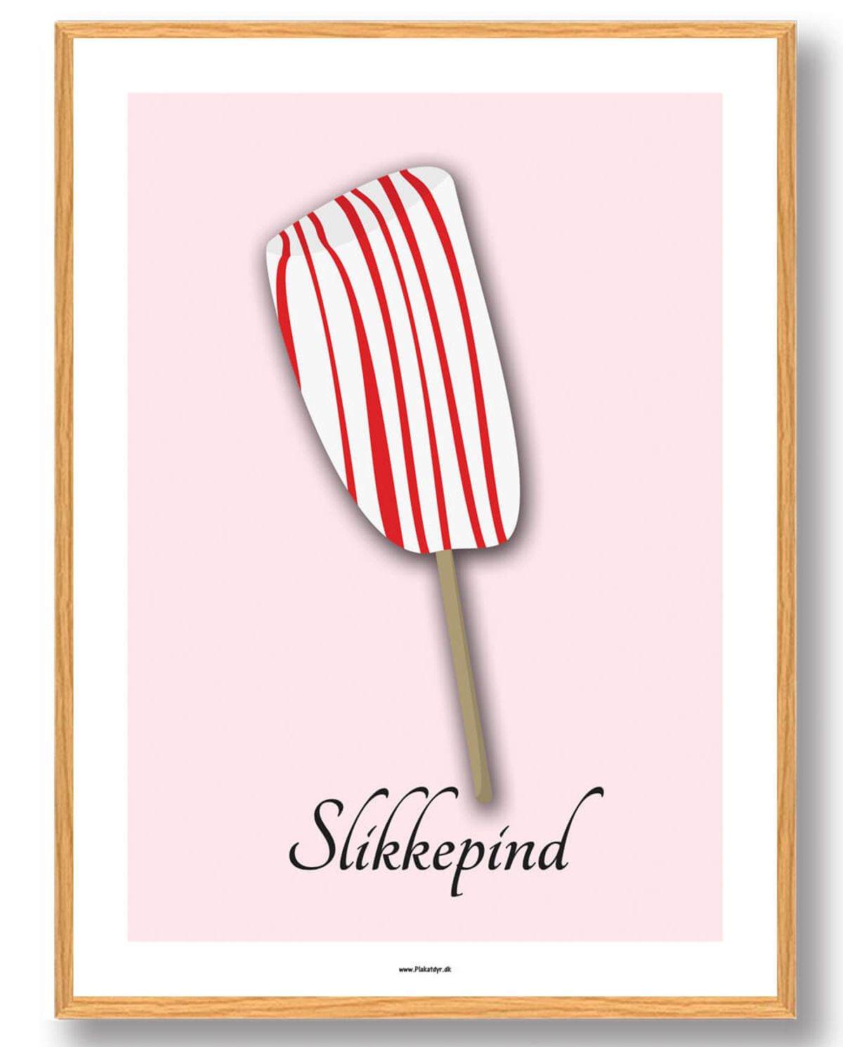 Slikkepind (Størrelse: L - 50x70cm (B2))