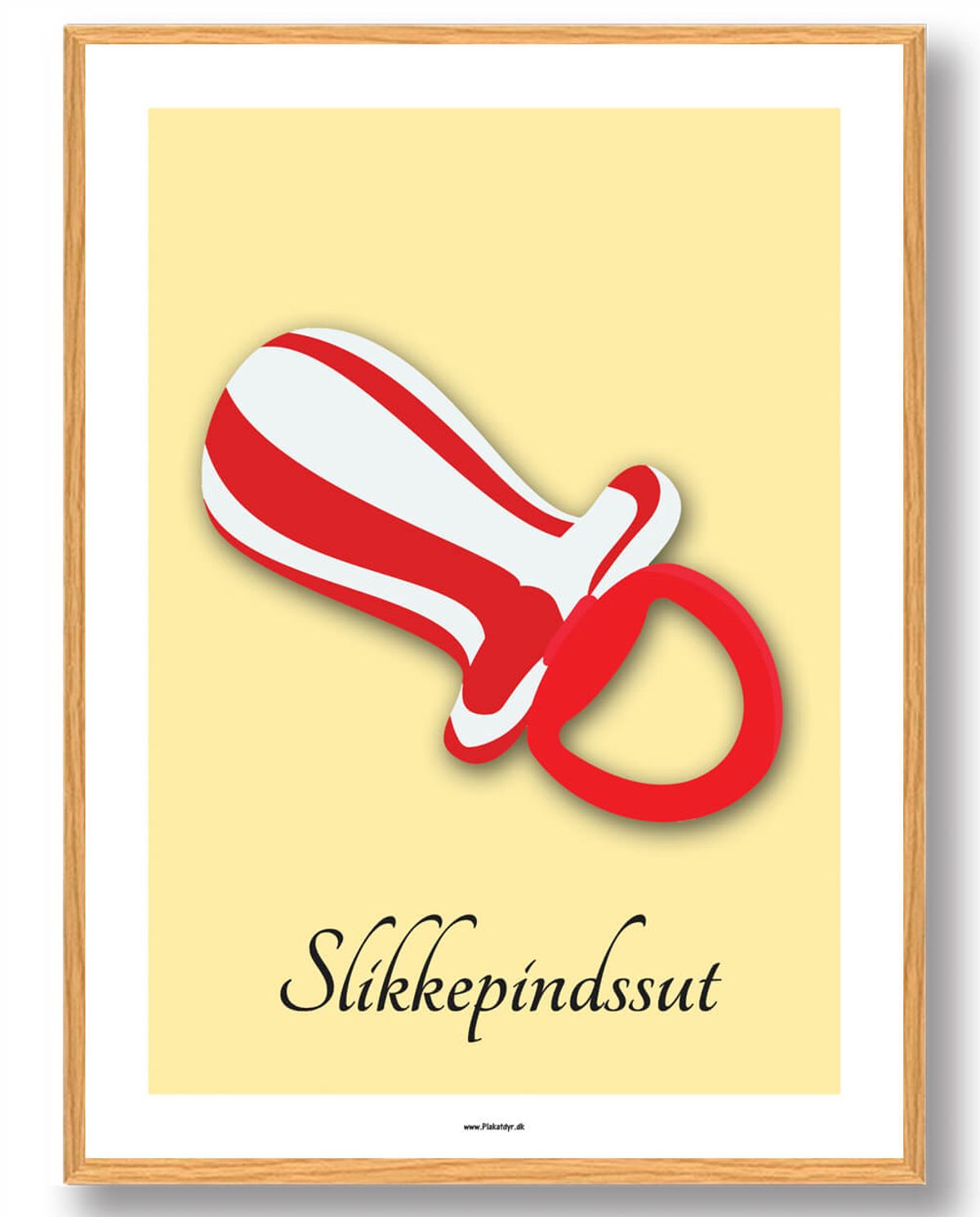 Slikkepindssut - plakat (Størrelse: L - 50x70cm (B2))