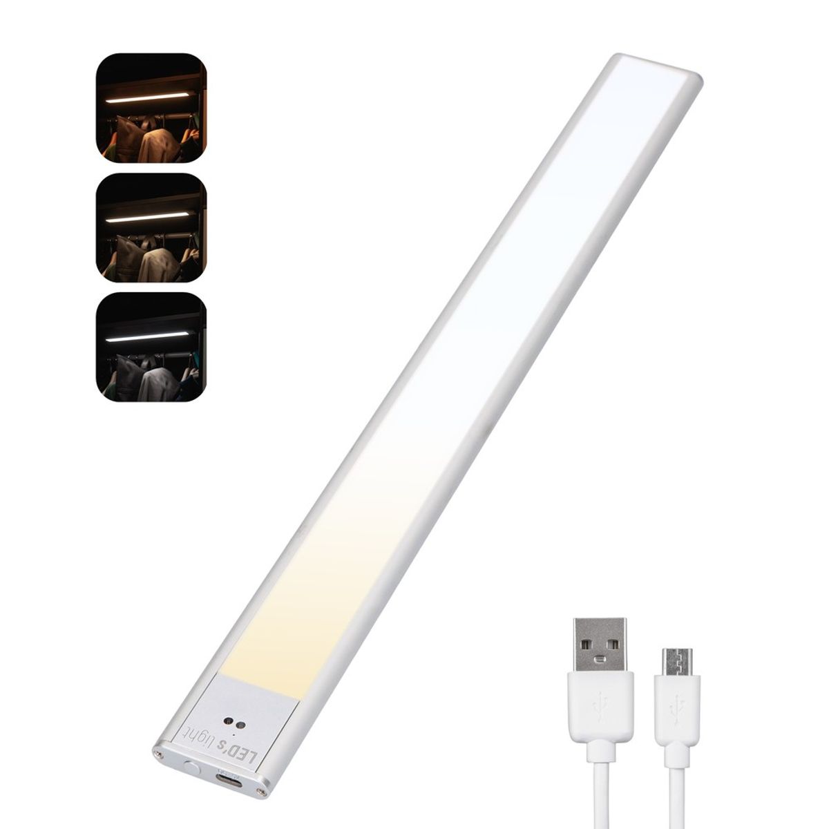 Slimline LED underskabsarmatur Med Sensor, CCT, Dæmpbar - 600 mm