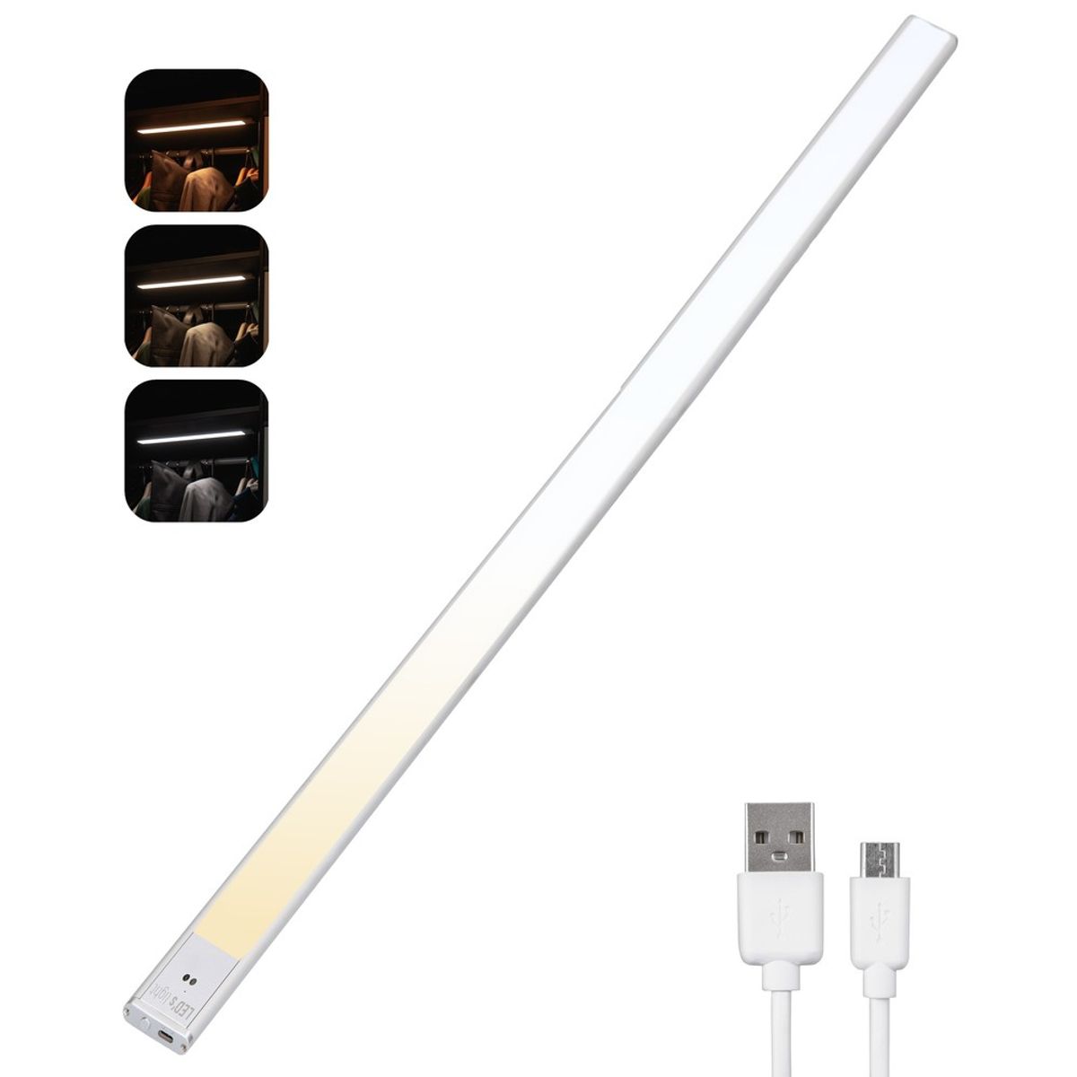 Slimline LED underskabsarmatur Med Sensor, CCT, Dæmpbar - 800 mm