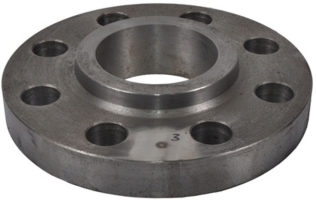 Slip-on flange 4'', ASTM-A/SA105N, RF, 150 lbs