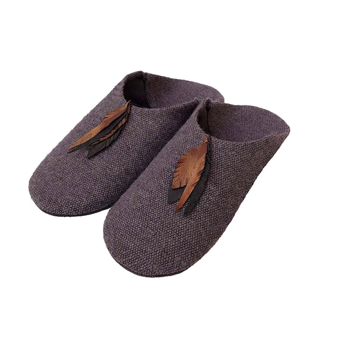 Slippers dame deluxe - gris graphite - 39