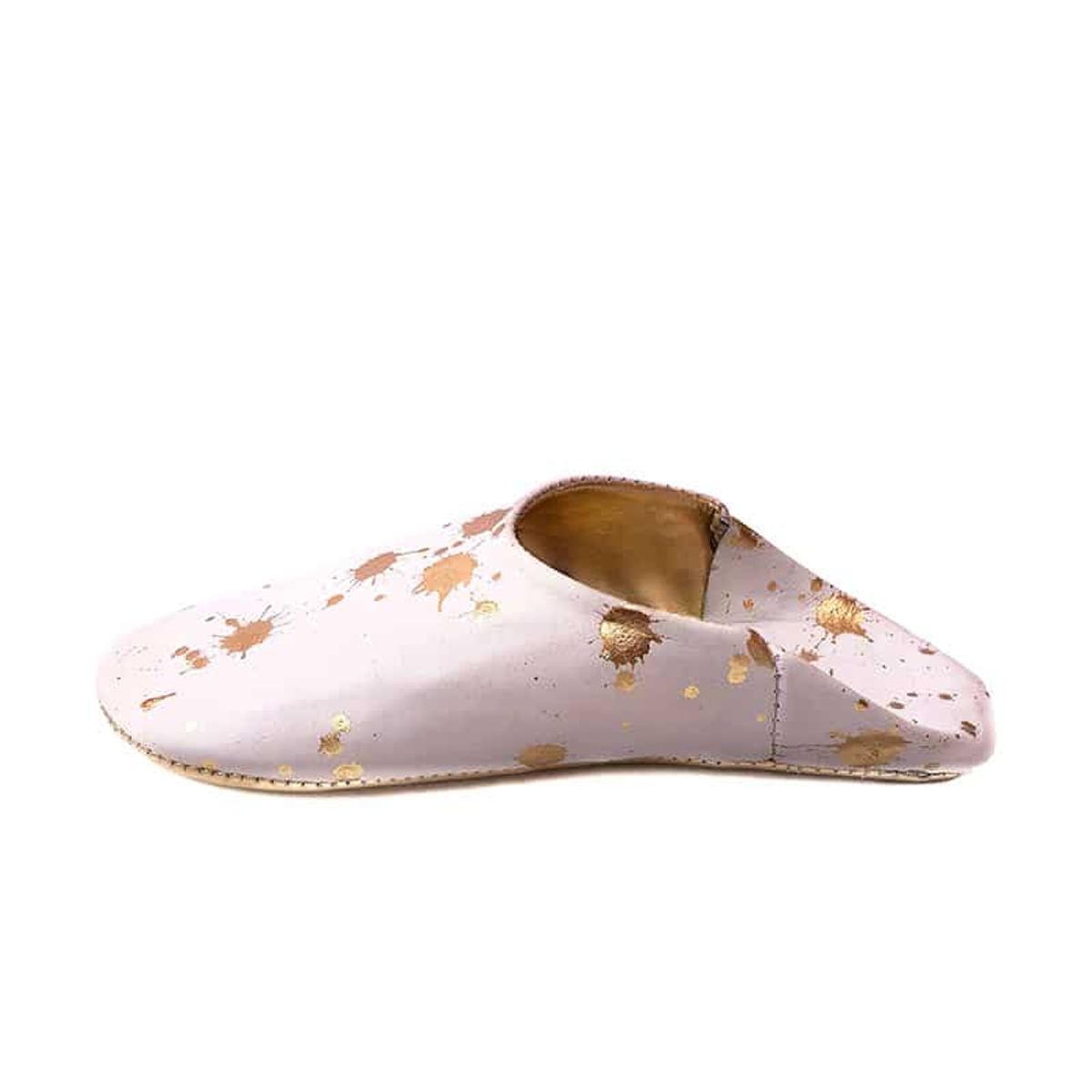 Slippers dame deluxe - splash doré - 38