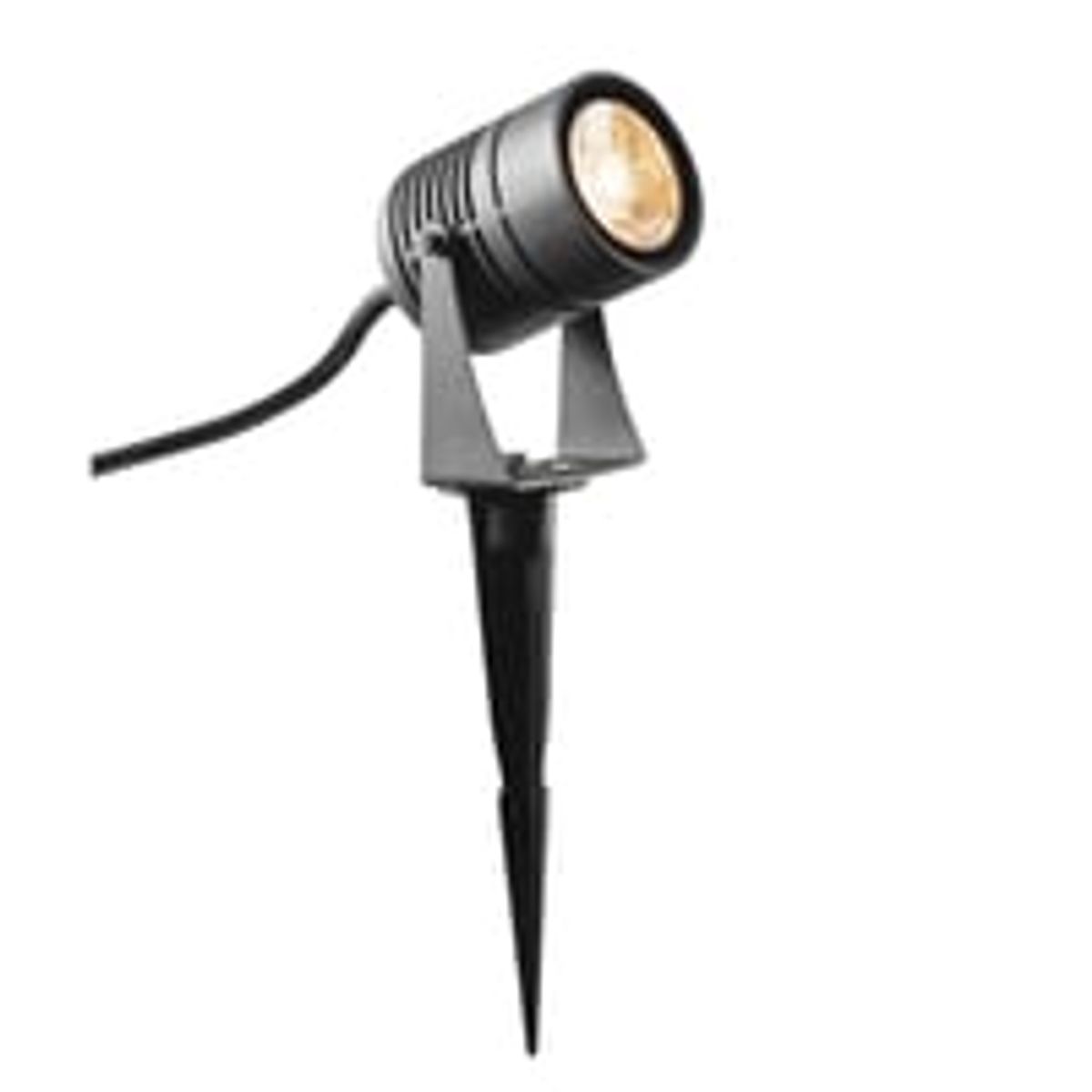 SLV LED Spike, havespot p spyd, IP55, 3000K, 40, antracit