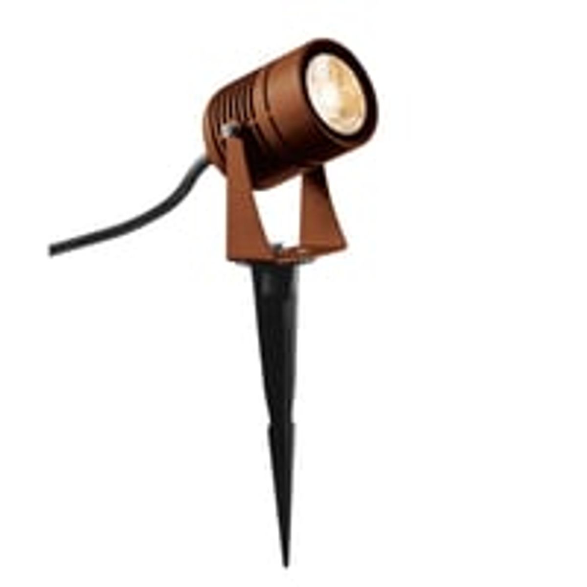 SLV LED Spike, havespot p spyd, IP55, 3000K, 40, rust