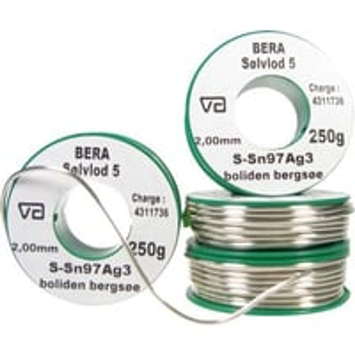 Slvloddetin 2,0 mm, rulle, 250 gram