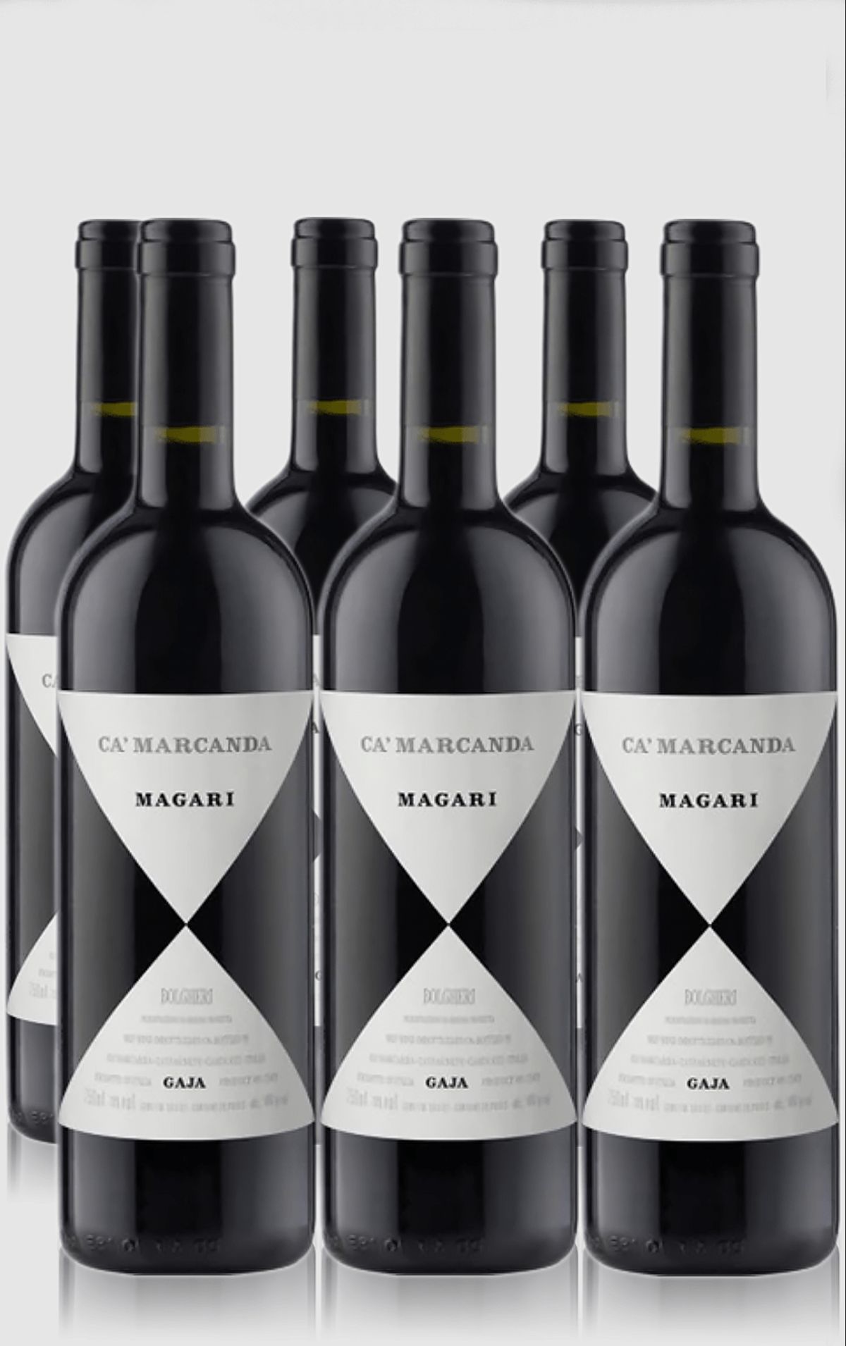 Smagekasse med Gaja Magari Rosso Bolgheri DOC 6 Flasker