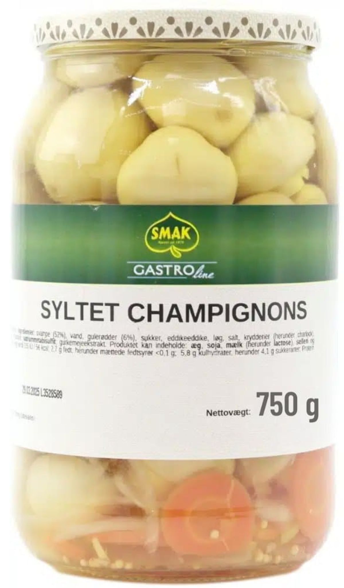 Smak Syltede Champignons 750 g