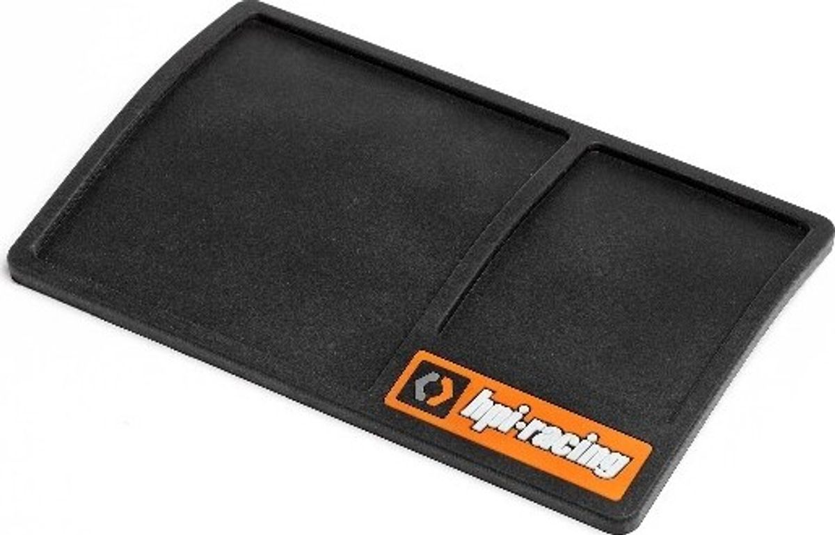 Small Rubber Hpi Racing Screw Tray (black) - Hp101998